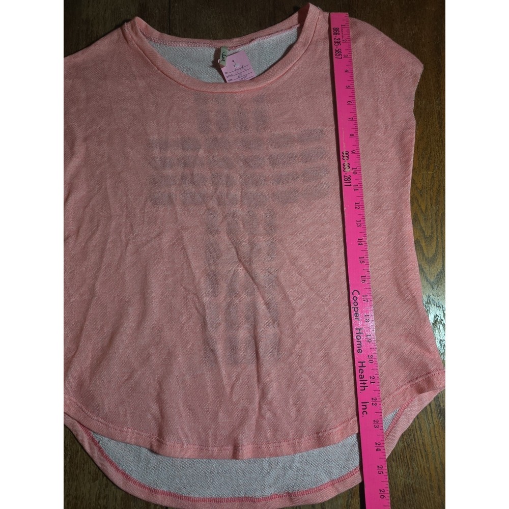 Y2K Joel Cut Out Top Women's Large 2000's Casual Pink Cross Grunge - Picture 4 of 7